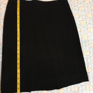 Marc By Mark Jacobs, black mini skirt, zipper in the back , 3 plead in the back